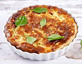 Quiche Philadelphia aux légumes primeurs