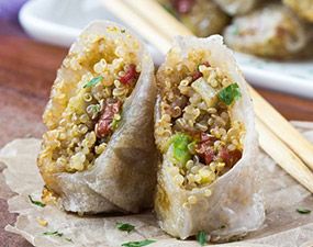 Spring roll au quinoa et légumes croquants