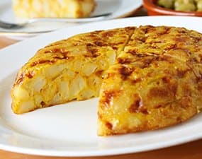 Tortilla espagnole aux chips