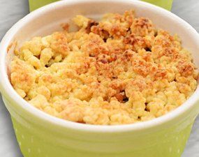 Crumble salé aux courgette et aux tomates