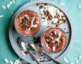 Mouse au chocolat au lait de coco