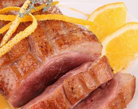 Magret de canard au thé Earl Grey et à l'orange