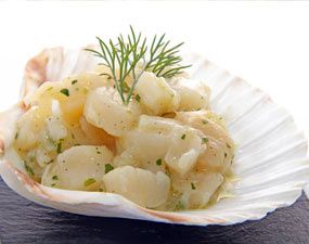 Saint-Jacques pochées