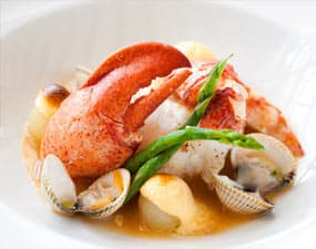 Homard rôti au beurre blanc