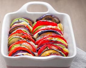 Tian au fromage de chèvre