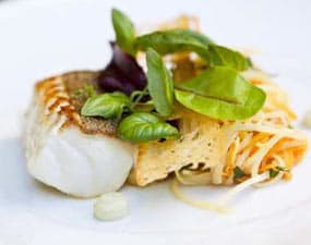 Papillotes de bar à la vanille