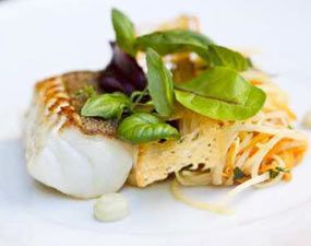 Papillotes de bar à la vanille