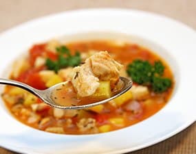 Bouillabaisse de cabillaud