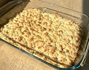 Crumble pâte à tartiner