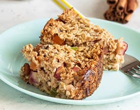 Crumble aux pommes à l'avoine