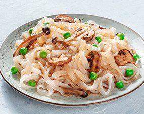 Nouilles de konjac sautées aux champignons