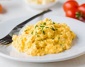 Oeufs brouillés nature