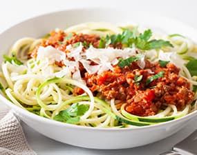 Spaghettis de courgettes