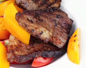 Bœuf sauté aux mangues