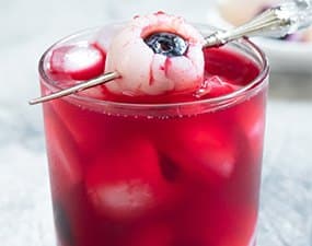Cocktail aux yeux globuleux