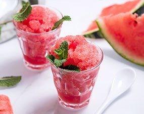 Granité à la pastèque