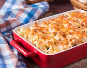 Gratin de macaroni au reblochon