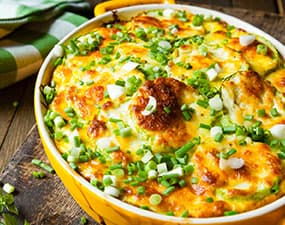 Gratinee de legumes printaniers