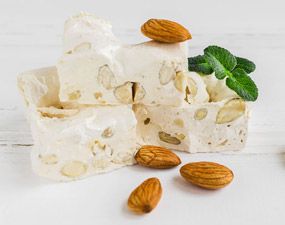 Nougats tendre aux amandes