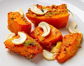 Potimarron rôti au miel