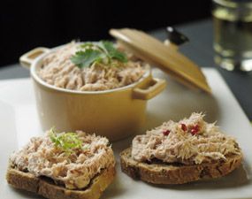 Rillettes de thon pour apéritif sans gluten