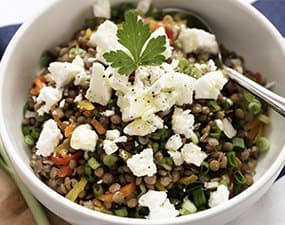 Salade de lentilles