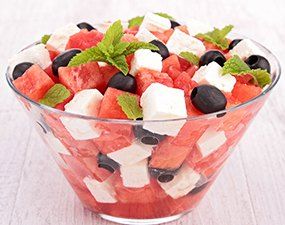 Salade pastèque et feta