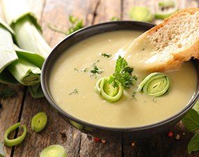 Soupe poireaux et pommes de terre