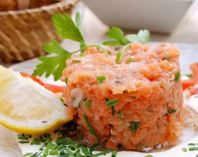 Tartare de saumon