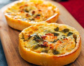 Quiche poireau et saumon