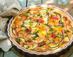 Tarte aux légumes du soleil