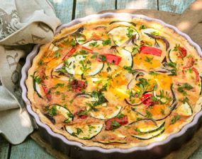 Tarte aux légumes du soleil