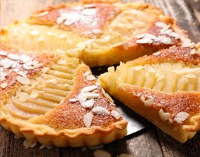 Tarte aux poires aux amandes
