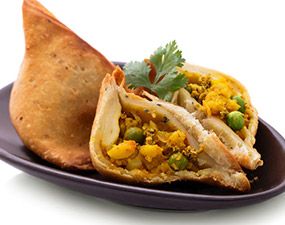 Samoussas au thon et aux petits pois
