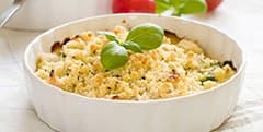 Crumble tomates et piment d'espelette