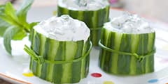 Mini-concombres farcis