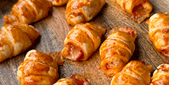 Croissants feuilletés façon pizza