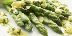 Asperges à l'estragon et au comté
