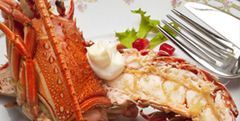 Langouste au beurre blanc d'estragon