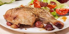 Poulet au raisin