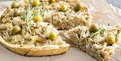Tarte aux oignons